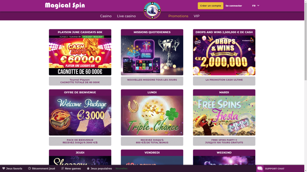 Magical Spin bonus