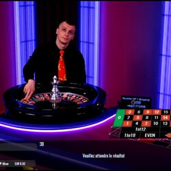 Roulette live sur Magical Spin